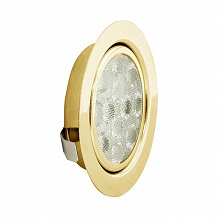 Светильник LED Polo 3000К, золото 2835*24LED с линз., 30Лм, пластик, каб.0,2м