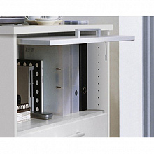 Lift Up, Комп профилей и комп фурнитуры для плит толщиной 16 мм, серый, для системы раздвиж дверей