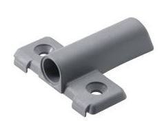 Адаптер под прикручивание для магнита, пластмасса, серый, для системы push-to-open