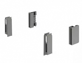 Комплект адаптеров TopSide  INNOTECH  ATIRA, h-144 мм, темно-серый/под хром