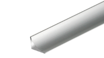 Плинтус алюминиевый для столешницы mini14х14мм 3м