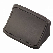 Уголок-стяжка пластмассовый на 4шурупа 1004, черный (677)