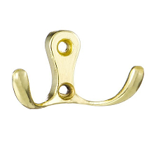 Крючок двухрожковый малый, золото. (К207), KERRON Крючок двухрожковый малый, золото. (К207), KERRON