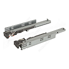 Комплект скрытых направляющих Push, L=400мм полного выдвижения + 3D замки 