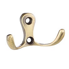 Крючок двухрожковый малый, бронза. (К207), KERRON Крючок двухрожковый малый, бронза. (К207), KERRON