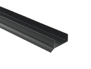 Уплотнитель для цоколя черный для ДСП 16мм, L=3м
