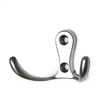 Крючок двухрожковый малый, хром. (К207), KERRON Крючок двухрожковый малый, хром. (К207), KERRON