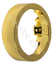 Накладка цилиндрическая для светильника мебельного встраиваемого, золото