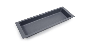 Поддон пластиковый для ножей серый 157*430мм