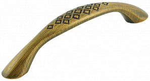 Ручка -скоба, RS419BАВ.3, 96мм, брашированная старинная латунь /40