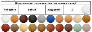 Заглушка универсальная для винта 7мм белый
