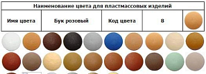 Заглушка винта под шестигранник бук розовый