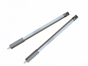 Продольный рейлинг  INNOTECH ATIRA, длина 520 мм, серый, правый