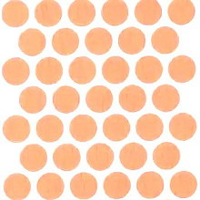 Заглушка самоклеящаяся d=14, персик