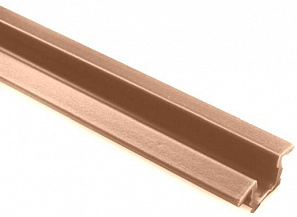 Профиль для SlideLine 55 Plus, для двери весом 15 кг, длина 2500 мм, пластмасса, коричневый
