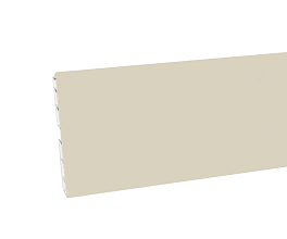 Цоколь ПВХ 4000/60мм алебастр белый 