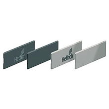 Заглушка для ящика InnoTech с логотипом Hettich, пластик, серая Заглушка для ящика InnoTech с логотипом Hettich, пластик, серая