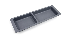 Поддон пластиковый серый 157*480мм