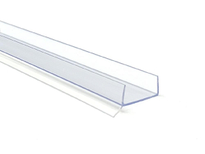 Уплотнитель для цоколя прозрачный для ДСП 16мм, L=3м