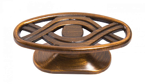 Ручка-кнопка, RC404BAВ.4, брашированная старинная латунь/45 Ручка-кнопка, RC404BAВ.4, брашированная старинная латунь/45