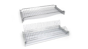 Сушка из нержавеющей стали, 2 поддона, 600мм 