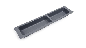 Поддон пластиковый серый 107*480мм