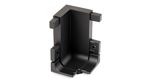 Заглушка угловая ZnAL GOLA BALANCE, черный