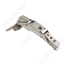 MakMart Corso Петля 155 накладная с доводчиком, Clip-on (cam), отделка никель MakMart Corso Петля 155 накладная с доводчиком, Clip-on (cam), отделка никель