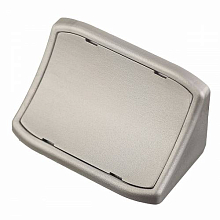 Уголок-стяжка пластмассовый на 4шурупа 1004, серебро (695)