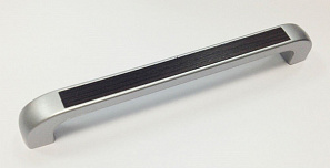 Ручка-скоба S-146-128 St светлый/кромка-венге матовый