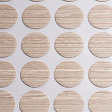 Заглушка самоклеящаяся d=13, ясень шимо светлый