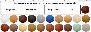 Заглушка винта под шестигранник махагон