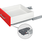 Направляющие шариковые скрытого монтажа 2D B-Slide, DB8781Zn/500