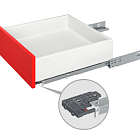 Направляющие скрытого монтажа B-Slide PUSH DB8785Zn/400