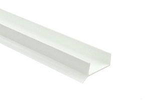 Уплотнитель для цоколя белый для ДСП 16мм, L=3м