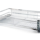 Корзина-сушка с доводчиком боковое крепление Mira, 800мм, хром