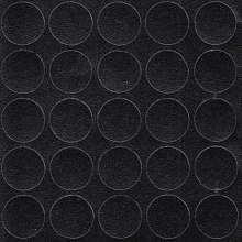 Заглушка самоклеящаяся d-20мм, черный шагрень