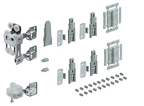 Wing line L, Комплект фурнитуры, 25кг, без самозакрывания, R, 