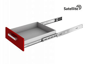 Направляющие шариковые BOYARD SATELLITE с доводчиком DB4525Zn/300