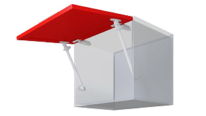 Газовый лифт GL106W/50/3, белый