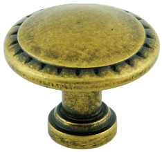 Ручка-кнопка, RC407EAB.4, европейская старинная латунь/60