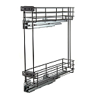 Корзина для бутылочницы KR08, 200мм, цвет графит