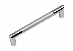 Ручка -скоба, RS054CP/SC.4, 160мм, хром полир.,сатиновый хром /25