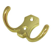 Крючок двухрожковый, золото. (К203), KERRON