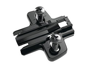 Монтажная планка System 8099 Sensys, L37, D3, евровинт, черный обсидиан