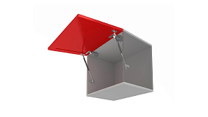 Газовый лифт GL107GRPH/80/3 (с фиксацией положения Styletto), графит