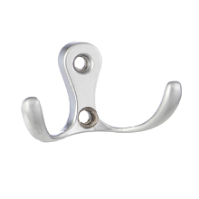 Крючок двухрожковый малый, мат. хром. (К207), KERRON Крючок двухрожковый малый, мат. хром. (К207), KERRON