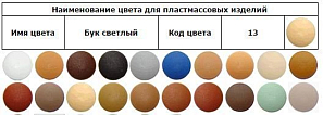 Заглушка винта под шестигранник бук светлый
